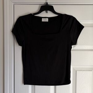 Black Crop Top for Women/Juniors